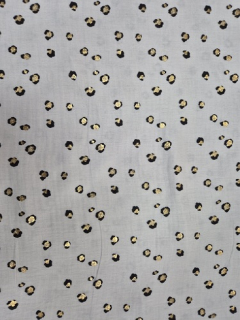 Musselin Leopard gold